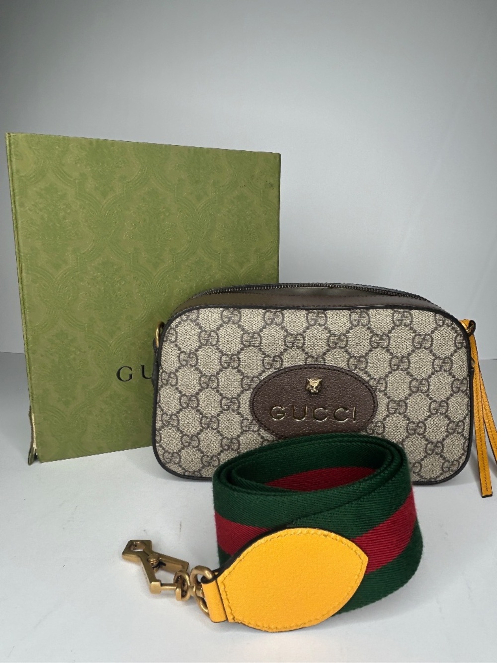 Pre Owned Gucci Neo Vintage GG Supreme Crossbody Bag